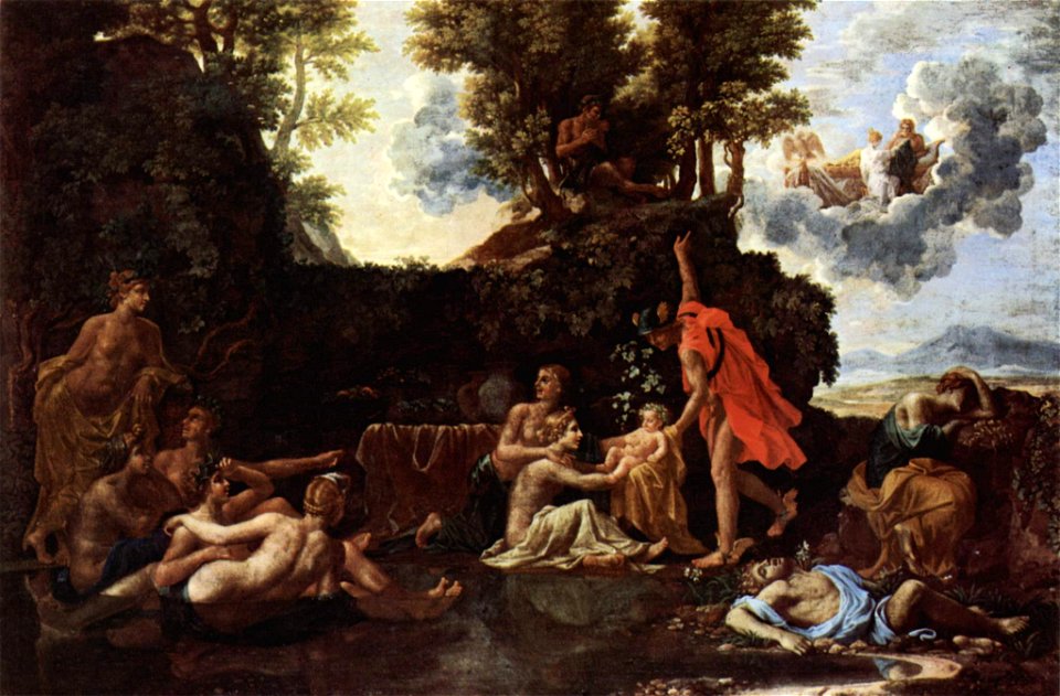 Nicolas Poussin - La Naissance de Bacchus