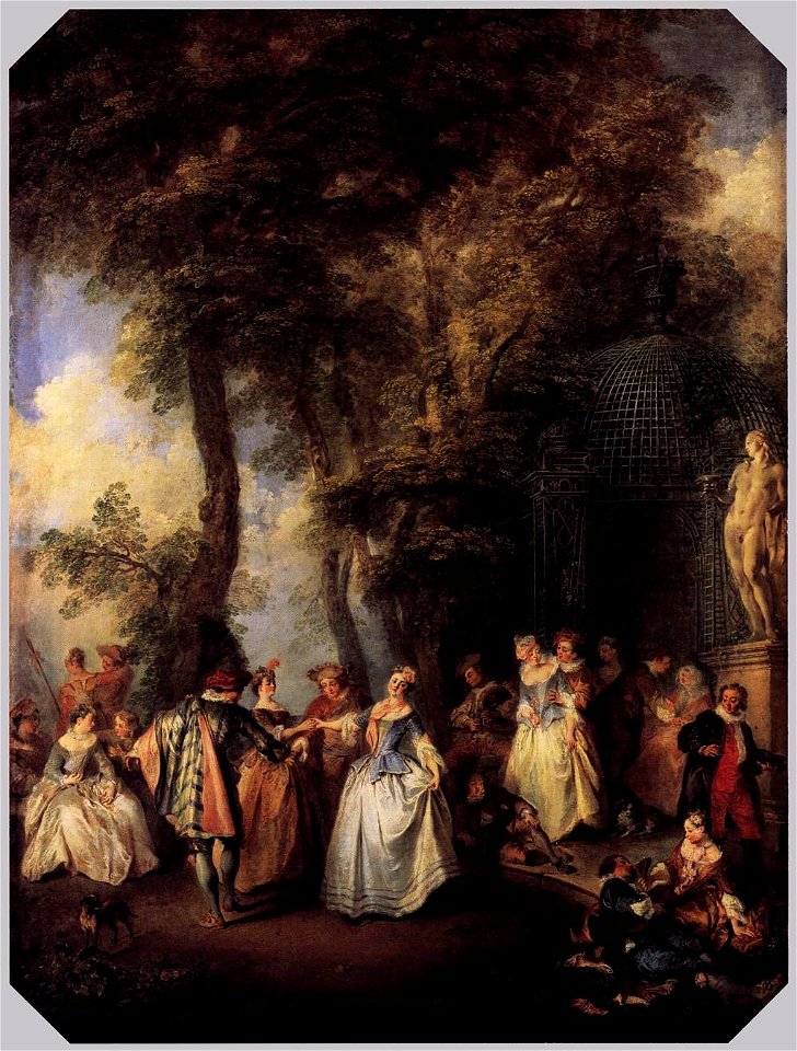 Nicolas Lancret - Le Moulinet - WGA12426