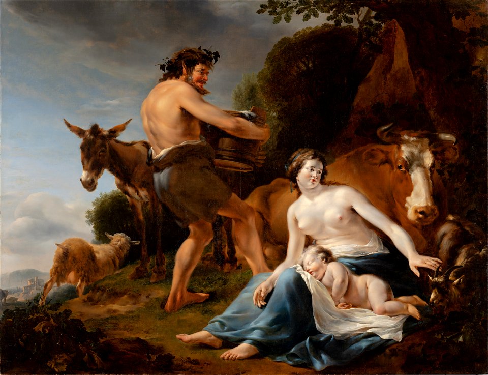 Nicolaes Pietersz Berchem - The Infancy of Zeus - 11 - Mauritshuis