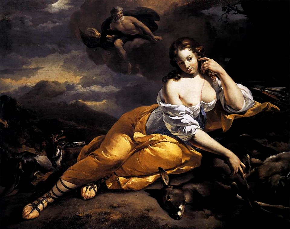 Nicolaes Pietersz. Berchem - Jupiter Notices Callisto - WGA01908