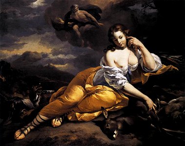 Nicolaes Pietersz. Berchem - Jupiter Notices Callisto - WGA01908