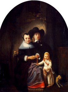 Nicolaes Maes - A Dutch family group