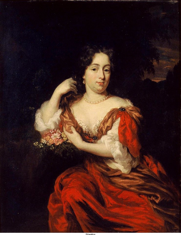 Nicolaes Maes - Portret van Catharina Dierquens