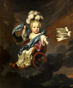 Nicolaes Maes - Girl as Venus in a Chariot NTIII WIM 207816