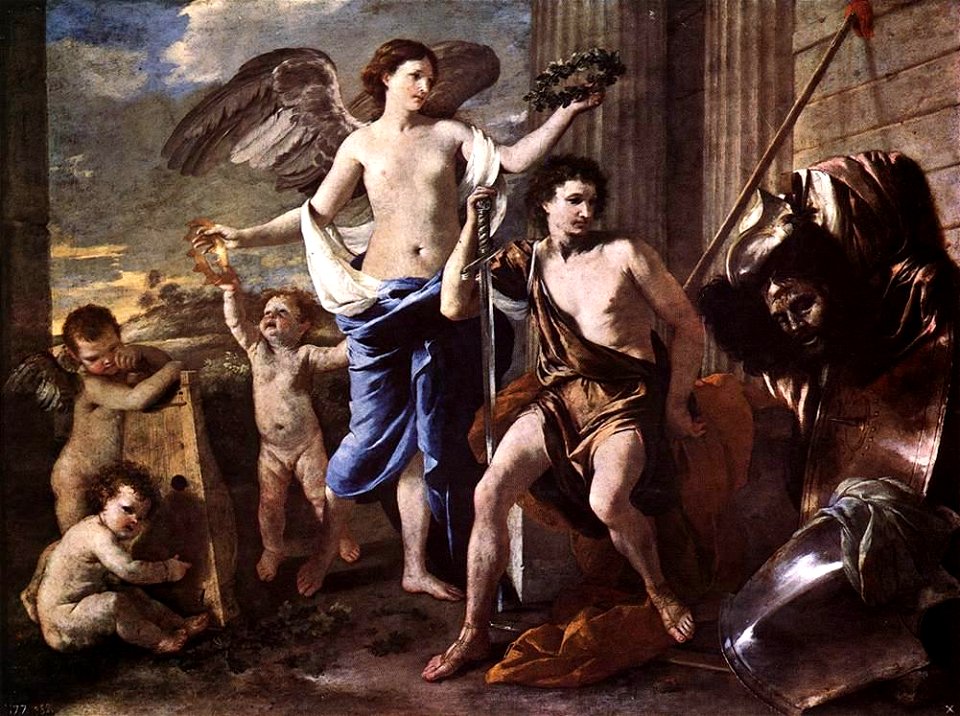 Nicolas Poussin - The Triumph of David - WGA18264