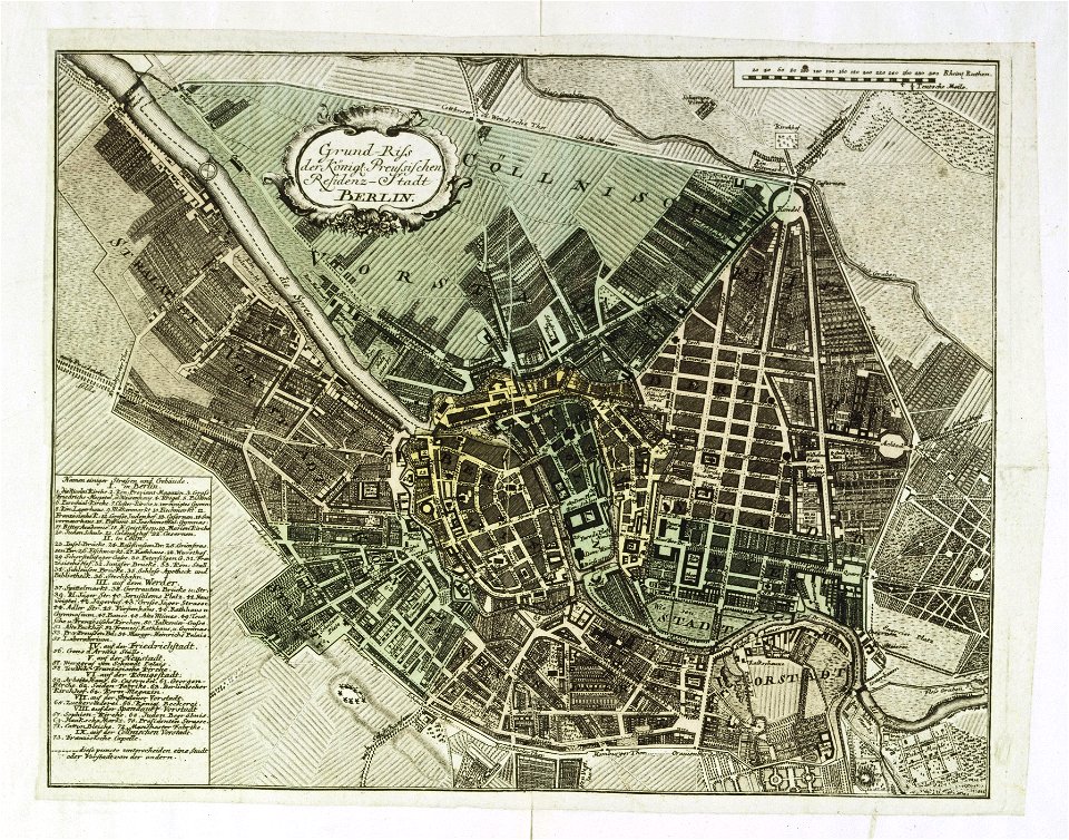 Nicolai Grund-Riss der königl preussischen Residenz-Stadt Berlin 1769