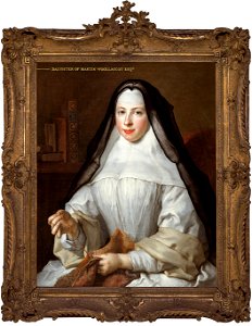 Nicolas de LARGILLIÈRe - Frances Woollascott, an Augustinian Nun - Google Art Project