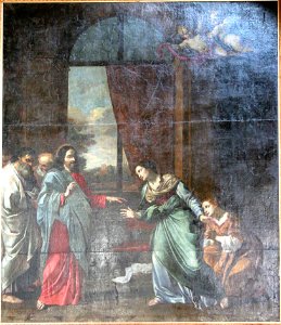 Nicolas Mignard-Arrivée du Christ à Béthanie