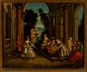 Nicolas Lancret - Four stages of human life, Childhood - 186424 MNW - National Museum in Warsaw