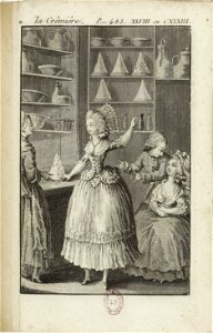 Nicolas Edme Restif de La Bretonne, Les Contemporaines, La crêmière