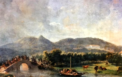 Nicolas-Antoine Taunay - Passagem do Cortejo Real na Ponte do Maracanã
