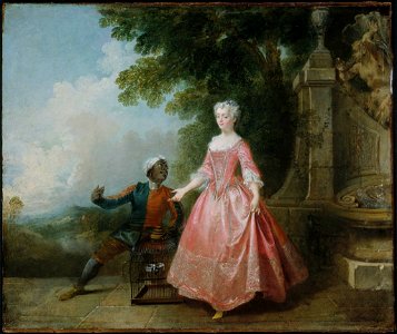 Nicolas Lancret - The Escaped Bird - 40.478 - Museum of Fine Arts