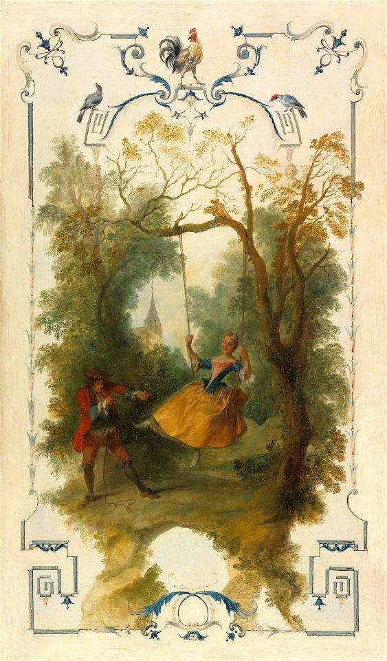 Nicolas Lancret - The Swing - 1948.176.5 - Cleveland Museum of Art