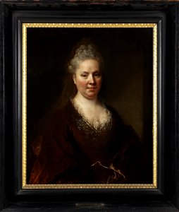 Nicolas Largilliere - Portrait of Madame Leon de la Mejenelle - y338 - Princeton University Art Museum