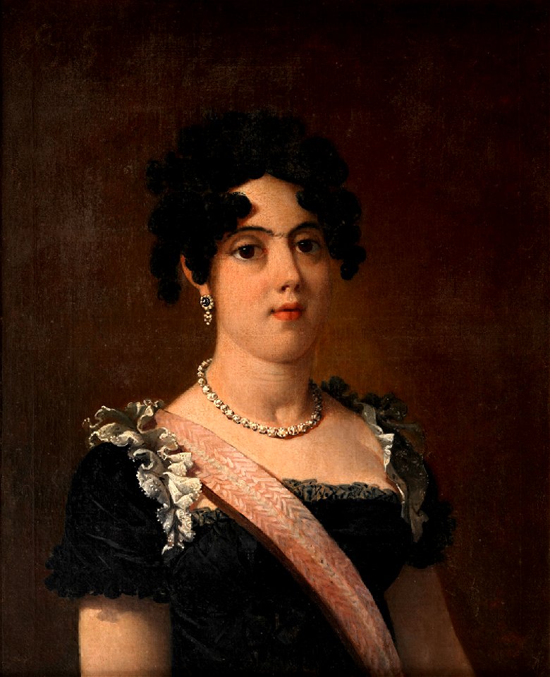 Nicolas Antoine Taunay - Retrato da Infanta D. Maria Teresa de Bragança