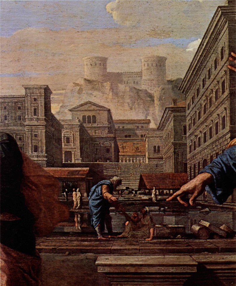 Nicolas Poussin - La Mort de Saphire (détail)