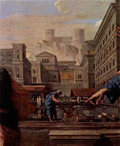 Nicolas Poussin - La Mort de Saphire (détail)