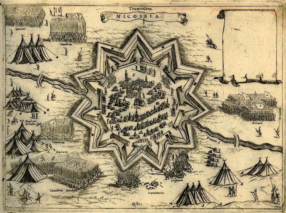 Nicossia - Camocio Giovanni Francesco - 1574