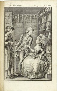 Nicolas Edme Restif de La Bretonne, Les Contemporaines, La mercière