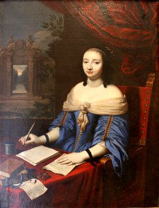 Nicolas Mignard-Portrait d'une dame