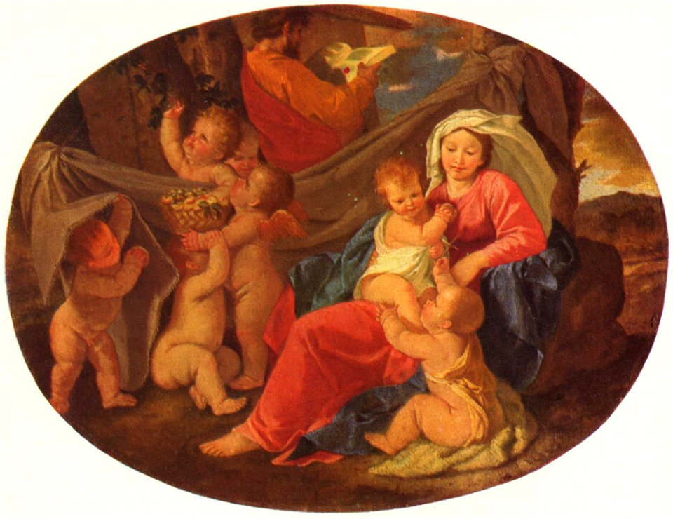 Nicolas Poussin - Sainte Famille (aux anges)