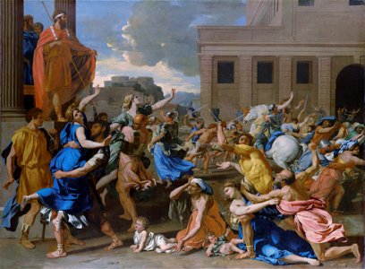 Nicolas Poussin - L'Enlèvement des Sabines (1634-5)FXD