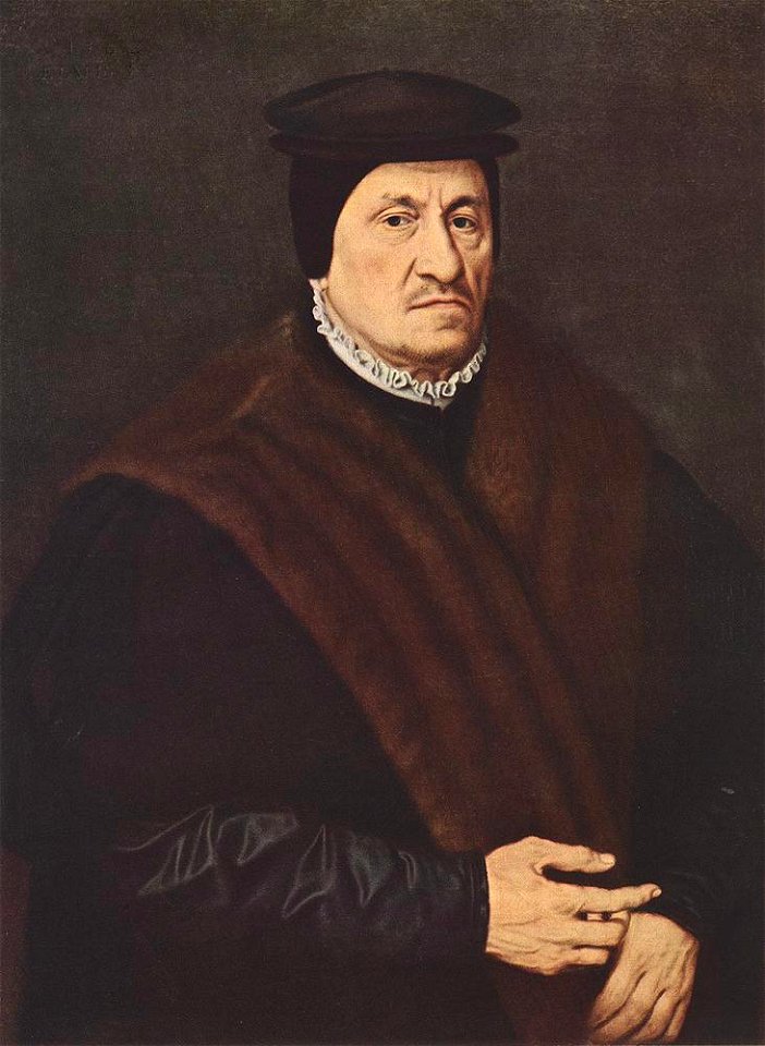 Nicolas Neufchâtel - Portrait of a Patrician - WGA16532