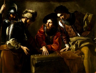 Nicolas Tournier (1590-c.1657) - Dice Players - 609026 - National Trust. Free illustration for personal and commercial use.