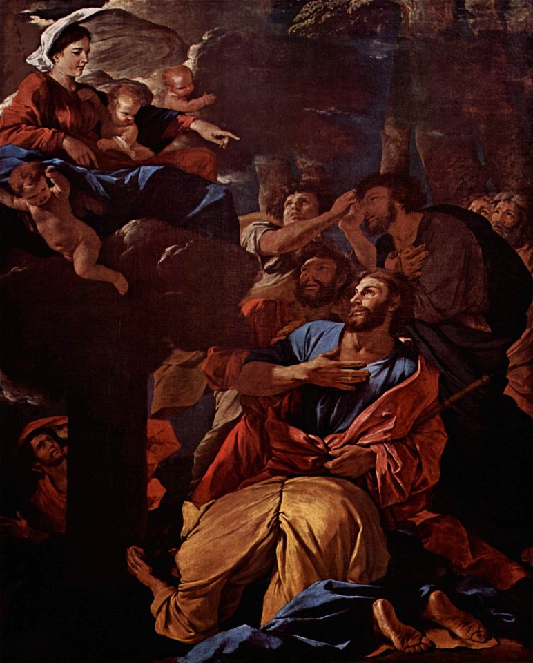 Nicolas Poussin - L'Apparition de la Vierge à saint Jacques le Majeur