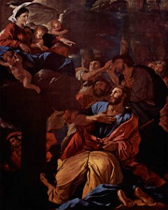 Nicolas Poussin - L'Apparition de la Vierge à saint Jacques le Majeur