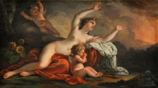 Nicolas-René Jollain - Clytie changée en tournesol - 1769