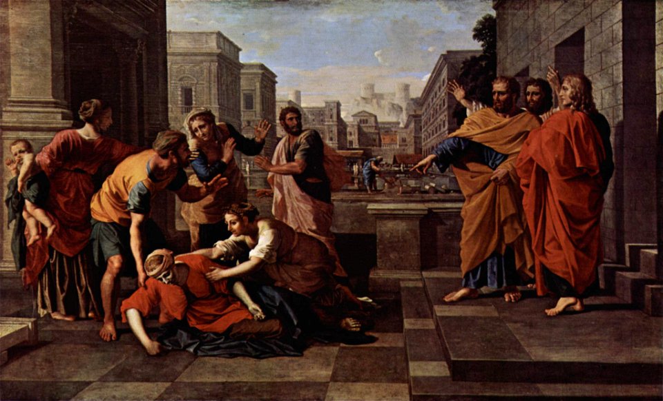 Nicolas Poussin - La Mort de Saphire