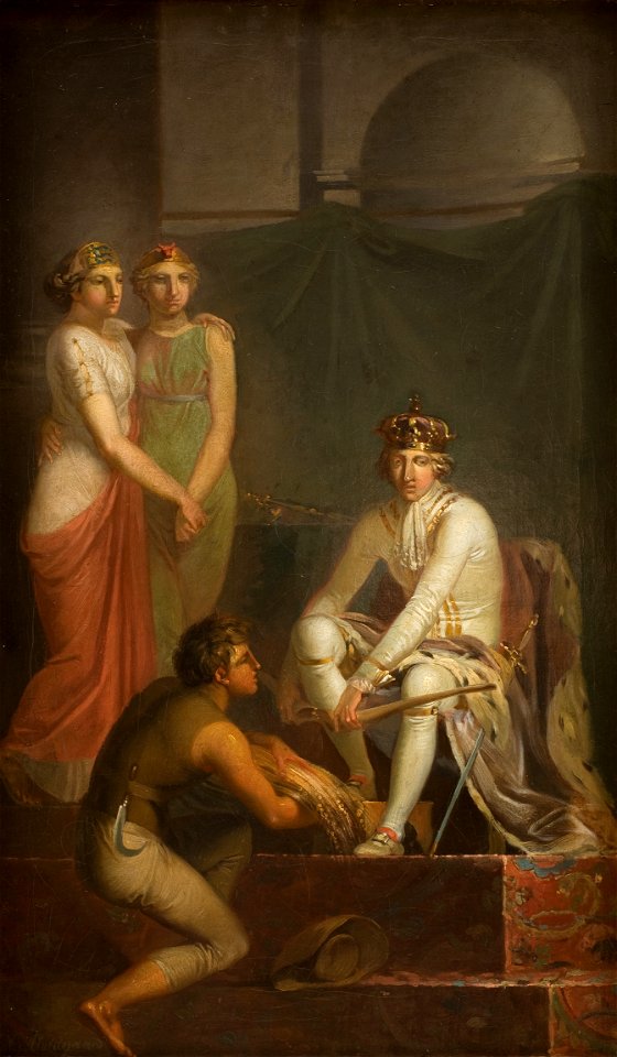 Nicolai Abildgaard - The Abolition of Adscription in 1788 - KMS598 - Statens Museum for Kunst