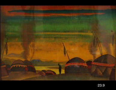 Nicolas Roerich - The Polovetzky Camp - 23.9 - Detroit Institute of Arts