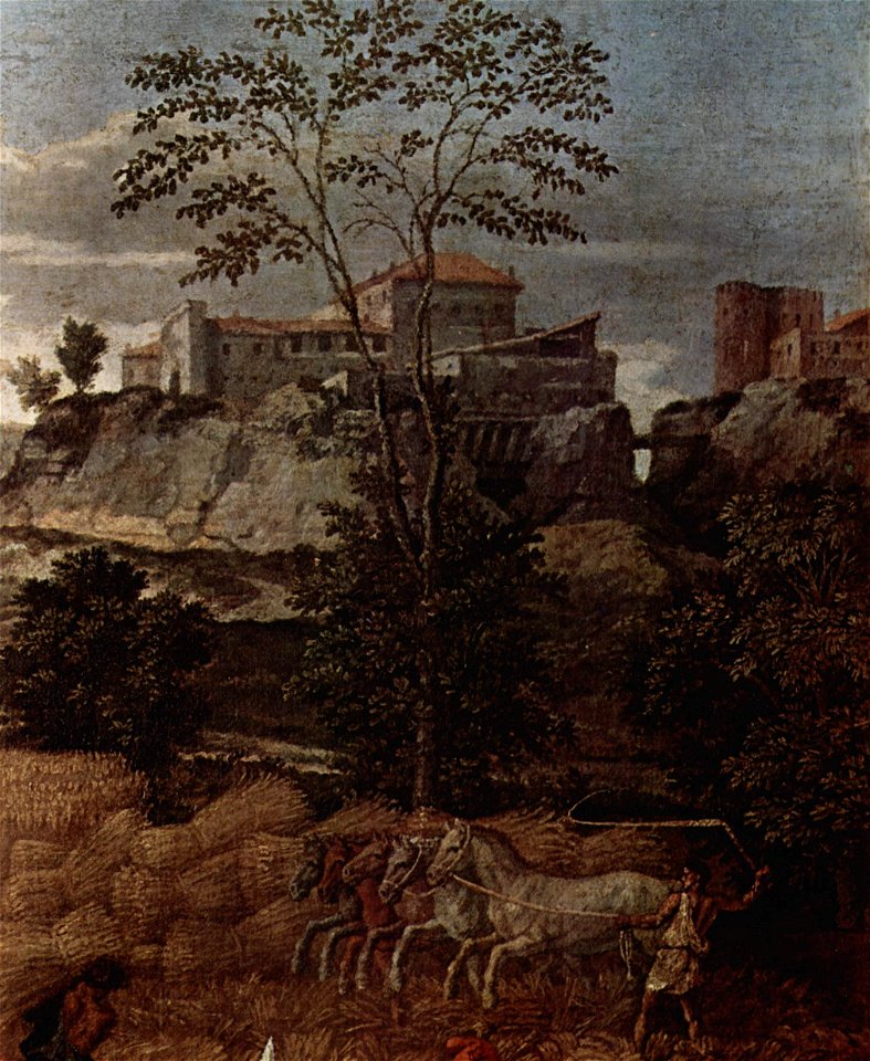 Nicolas Poussin - L'Été ou Ruth et Booz (détail)