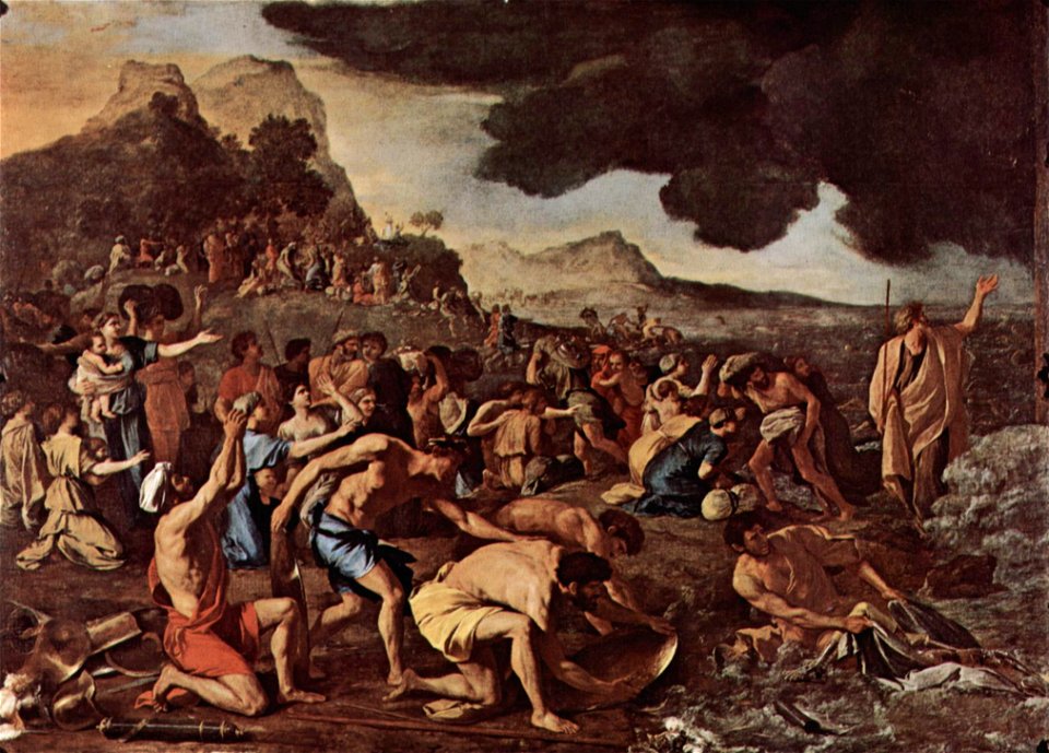 Nicolas Poussin - Le Passage de la mer Rouge