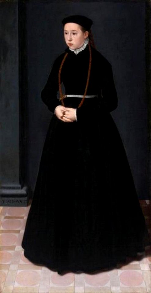 Nicolas de Neufchâtel - Portret van Margaretha Mertha (Merthen) (1544-1609) - 348 - Museum of Fine Arts, Budapest