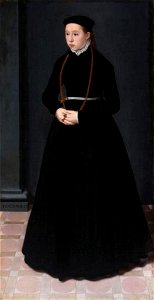 Nicolas de Neufchâtel - Portret van Margaretha Mertha (Merthen) (1544-1609) - 348 - Museum of Fine Arts, Budapest. Free illustration for personal and commercial use.