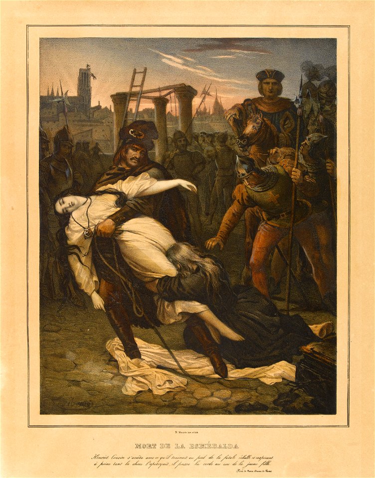 Nicolas Eustache Maurin - Mort de la Esmeralda