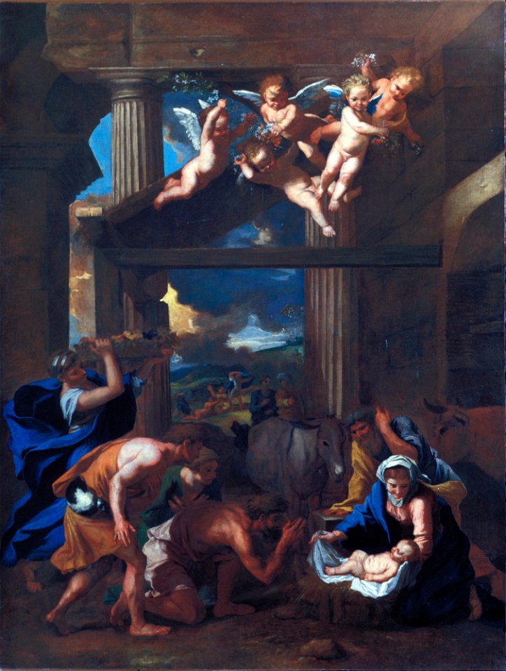 Nicolas Poussin - Adoration of the Shepherds - F71.2 - Detroit Institute of Arts
