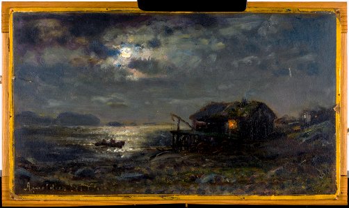 Amaldus Nielsen - Måneskinn, Kinn - AN.M.00285 - Munch Museum