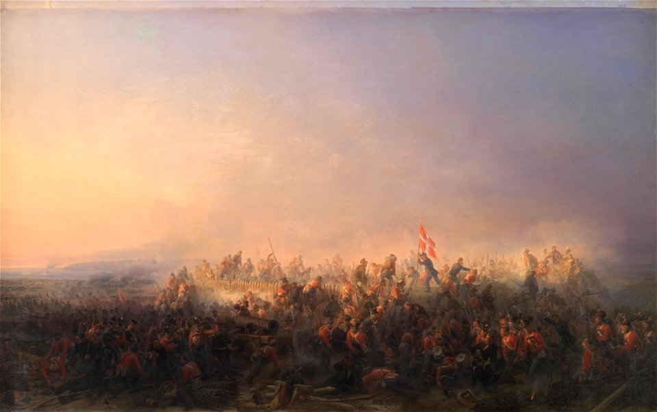 Niels Simonsen - Slaget ved Fredericia den 6. juli 1849 - KMS846 - Statens Museum for Kunst