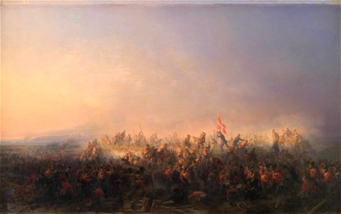Niels Simonsen - Slaget ved Fredericia den 6. juli 1849 - KMS846 - Statens Museum for Kunst