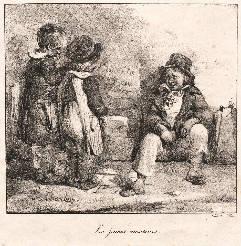 Nicolas Toussaint Charlet (French, 1792-1845), Gihaut - Sketch Book for the Use of Small Children, The Young Amateurs - 2009.532 - Cleveland Museum of Art