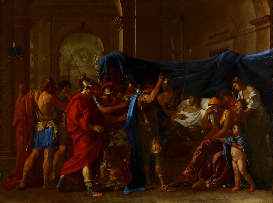 Nicolas Poussin - The Death of Germanicus - Google Art Project