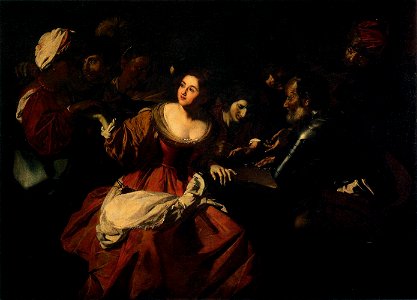 Nicolas Régnier - Guessing Game - WGA19042. Free illustration for personal and commercial use.