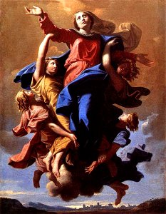Nicolas Poussin - The Assumption of the Virgin - WGA18331. Free illustration for personal and commercial use.