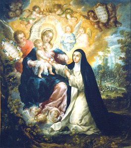 Nicolás Correa - The Mystic Betrothal of Saint Rose of Lima - Google Art Project