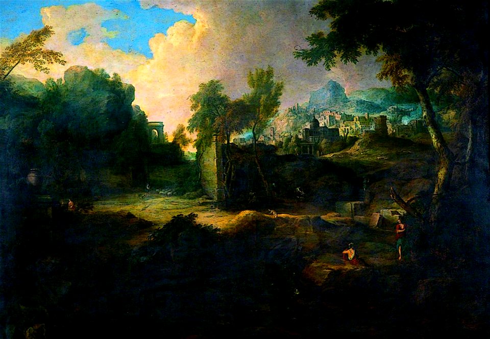 Nicolas Poussin (1594-1665) (style of) - Classical Landscape - 1923-041 - The Cartwright Memorial Hall (Art Gallery And Museum) In Lister Park