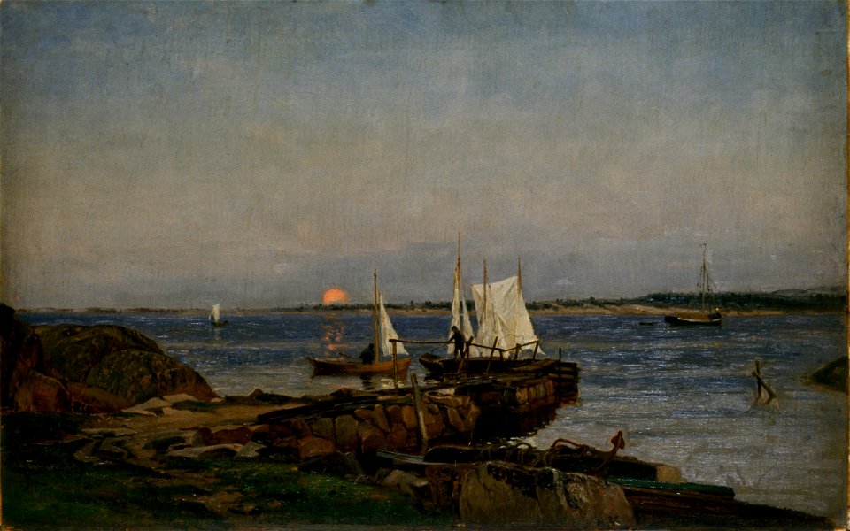 Amaldus Nielsen - Sommernatt, Hvaler - AN.M.00240 - Munch Museum (cropped-2)
